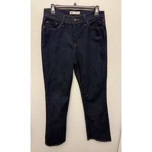 Levi's Jeans Women's 10M Blue Bootcut‎ 512 Dark Wash Perfectly Slimming Denim